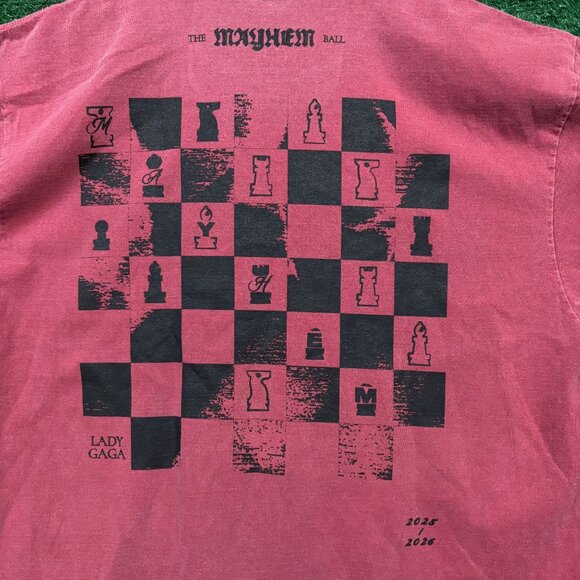 Lady Gaga I'll Be Your Queen Without A Crown Mayhem Ball Tour T-Shirt XL - Picture 2 of 4